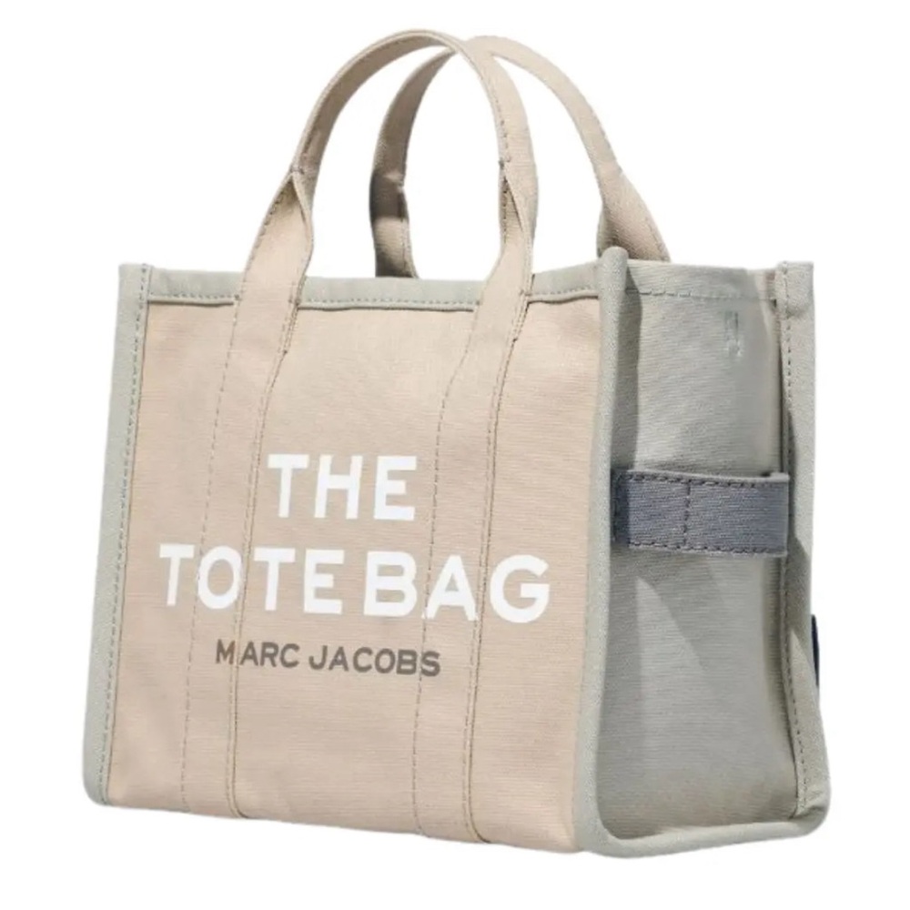 NEW Marc Jacobs Women's The Colorblock Medium Tote Bag - Beige Multi